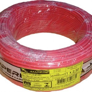 cabo vermelho 2,5mm